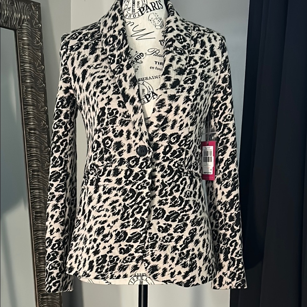 Leopard Print Women's Jacket - Picture 2 of 16